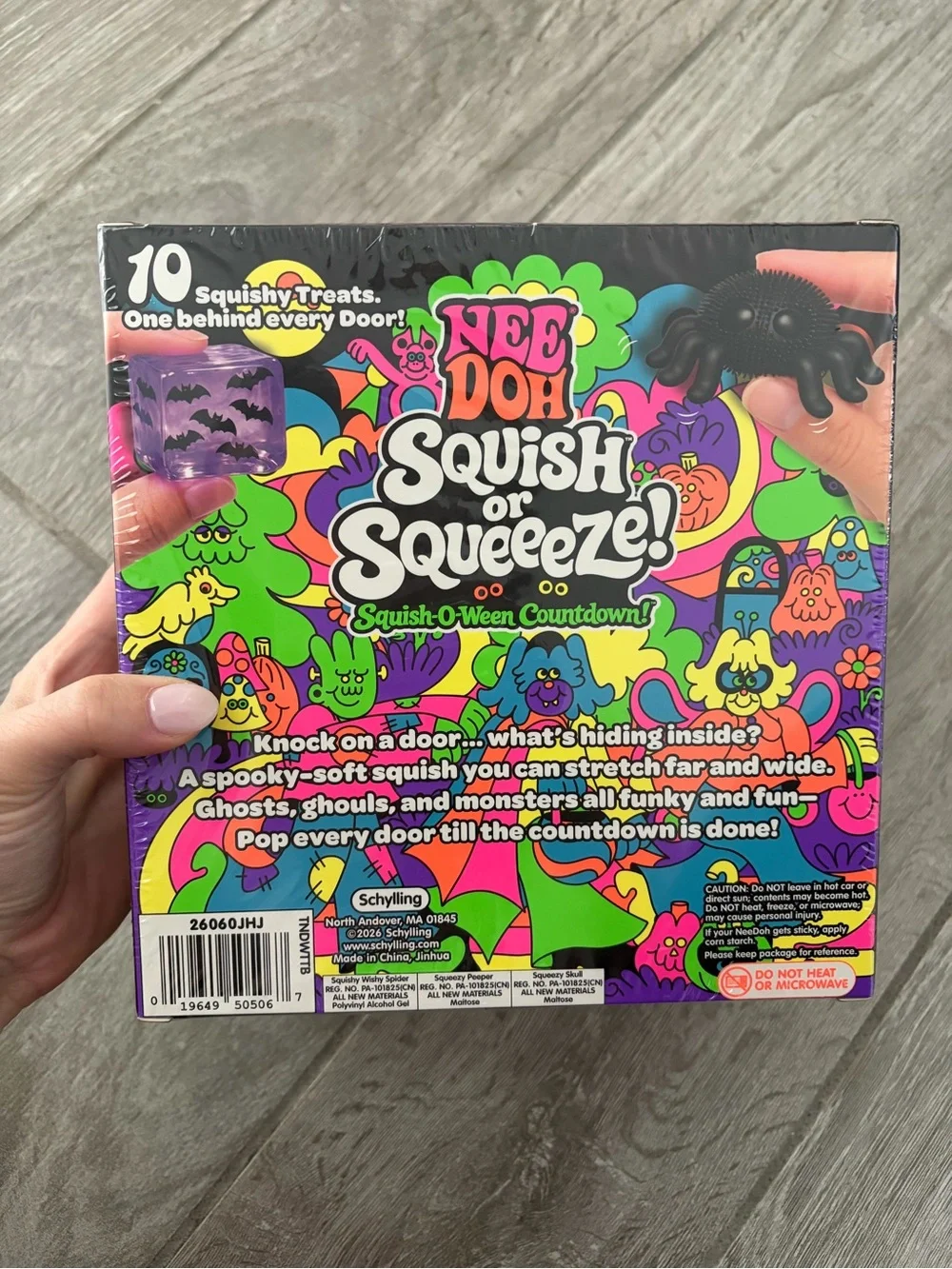 Needoh squish or squeeze Halloween countdown pack of 10 squishy’s